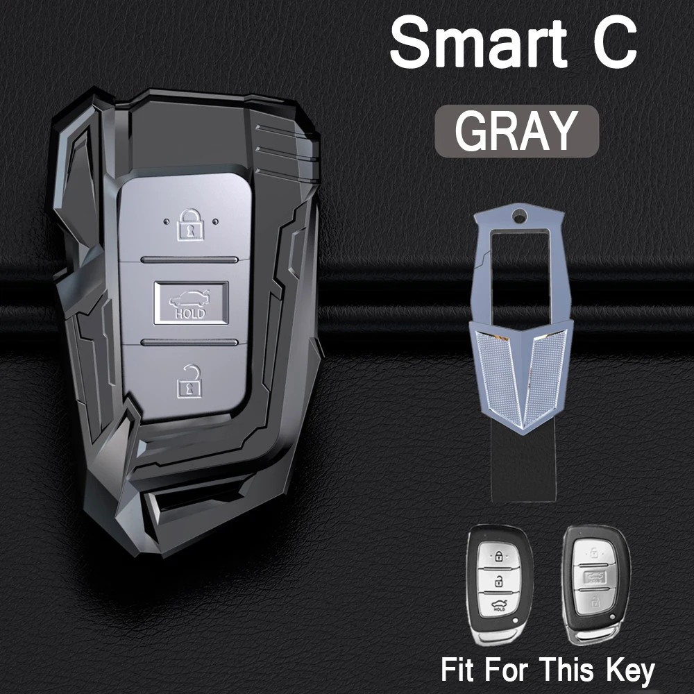 

New Zinc Alloy Car Key Cover Case Shell For Hyundai IX30 IX35 IX20 Tucson Elantra Verna Sonata