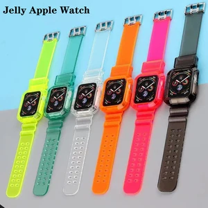Ремешок силиконовый для Apple Watch Band 44 мм 40 мм iWatch Loop bands 38 мм 42 мм series 6 5 4 3 2 SE