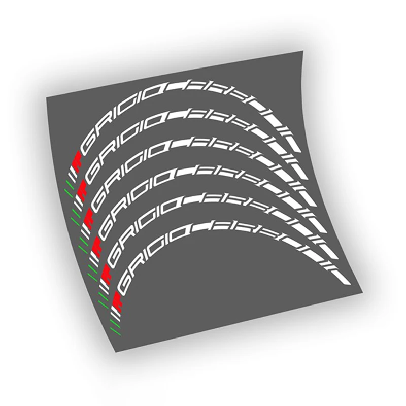 

26er 27.5er 29er Cycle Reflective Mountain Bike Wheels Decal MTB Rim Wheel Sticker forGrigioCarbonio HardWheel RS-L