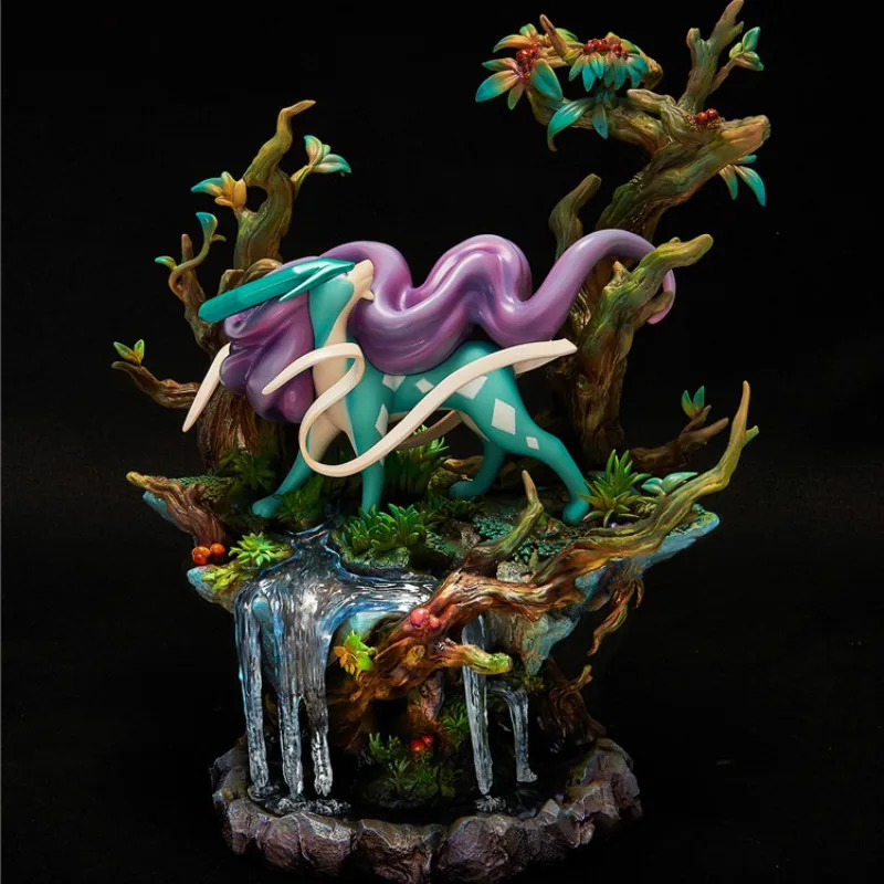 

Model Toy Collectible Pokemon Statue MFC Suicune Limited Action Figure Collections Best Gifts 30cm