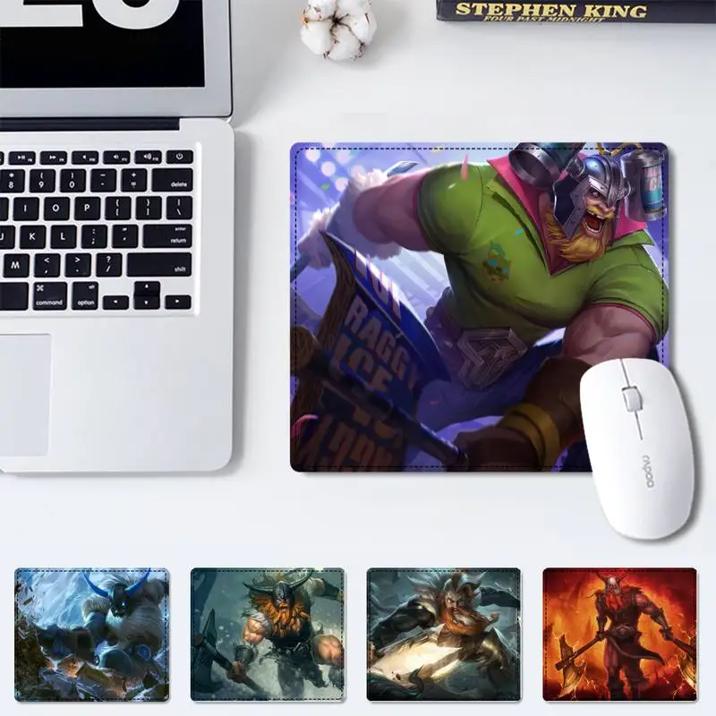 

Лидер продаж, офисный коврик League of Legends Olaf, коврик для клавиатуры, настольный прочный Настольный коврик для мыши, резиновый игровой маленьки...