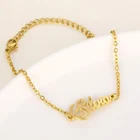 Персонализированные имя браслет для мужчин и женщин из нержавеющей стали для украшений ручной работы индивидуальная именная табличка браслеты на День рождения; На выпускной подарок