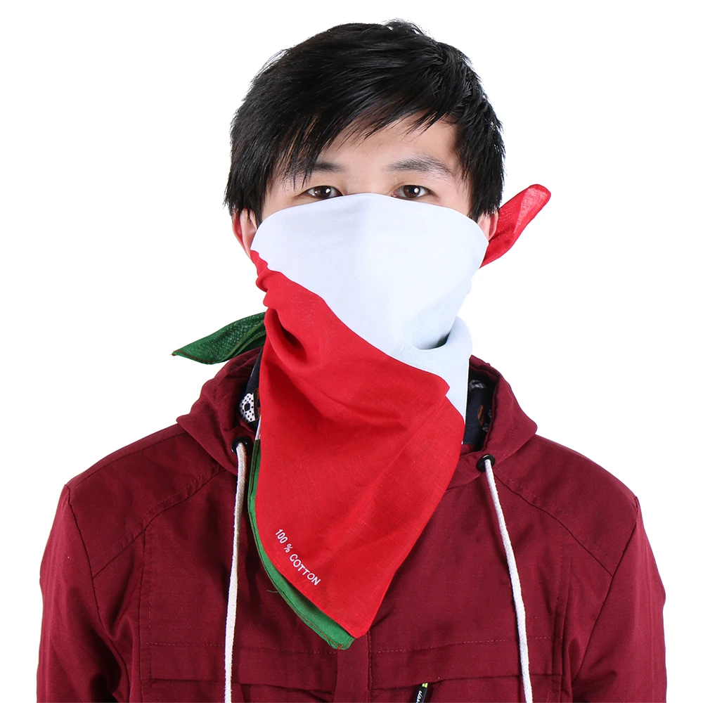 Флаг банданы с узором &quotогурцы&quot маска для лица принтом квадратные шарфы