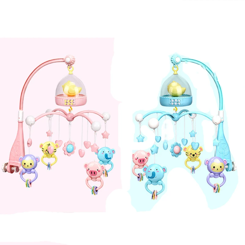 Мобиль для детской кроватки музыкальная коробка проекция новорожденных 0-12