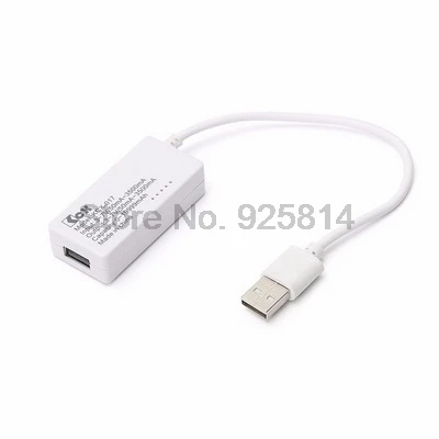 Dhl 50 шт. Портативный ЖК дисплей USB детектор напряжения тока зарядное устройство