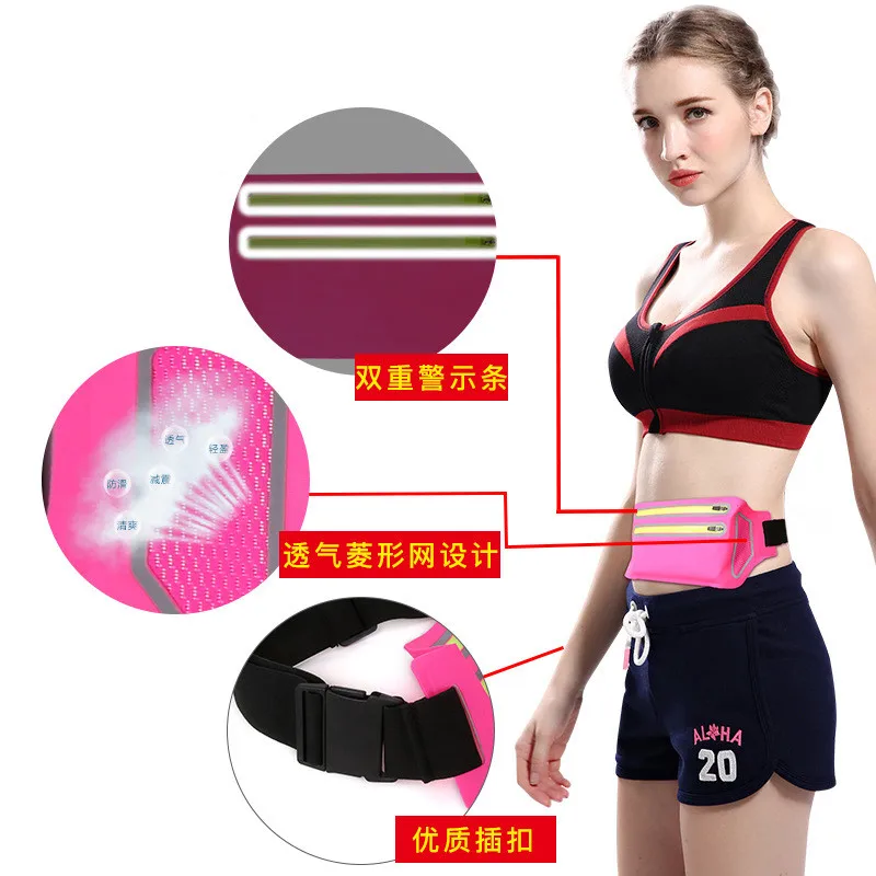 Новое поступление Для женщин мужчин сумка пояс на молнии тонком