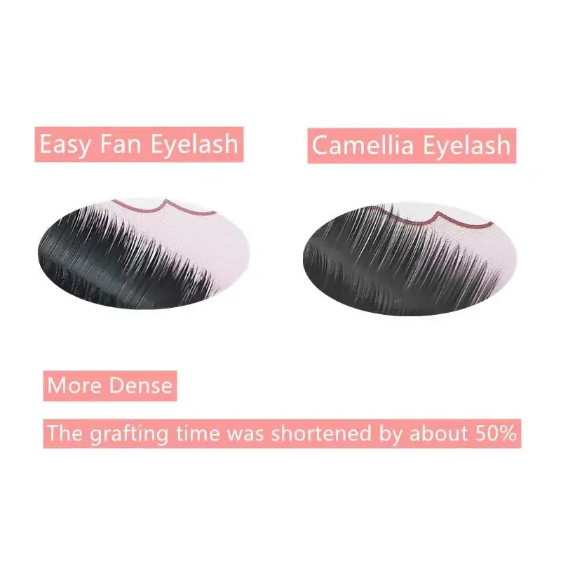 Простой веер для наращивания ресниц Камелия ресницы Pandora макияж с тремя