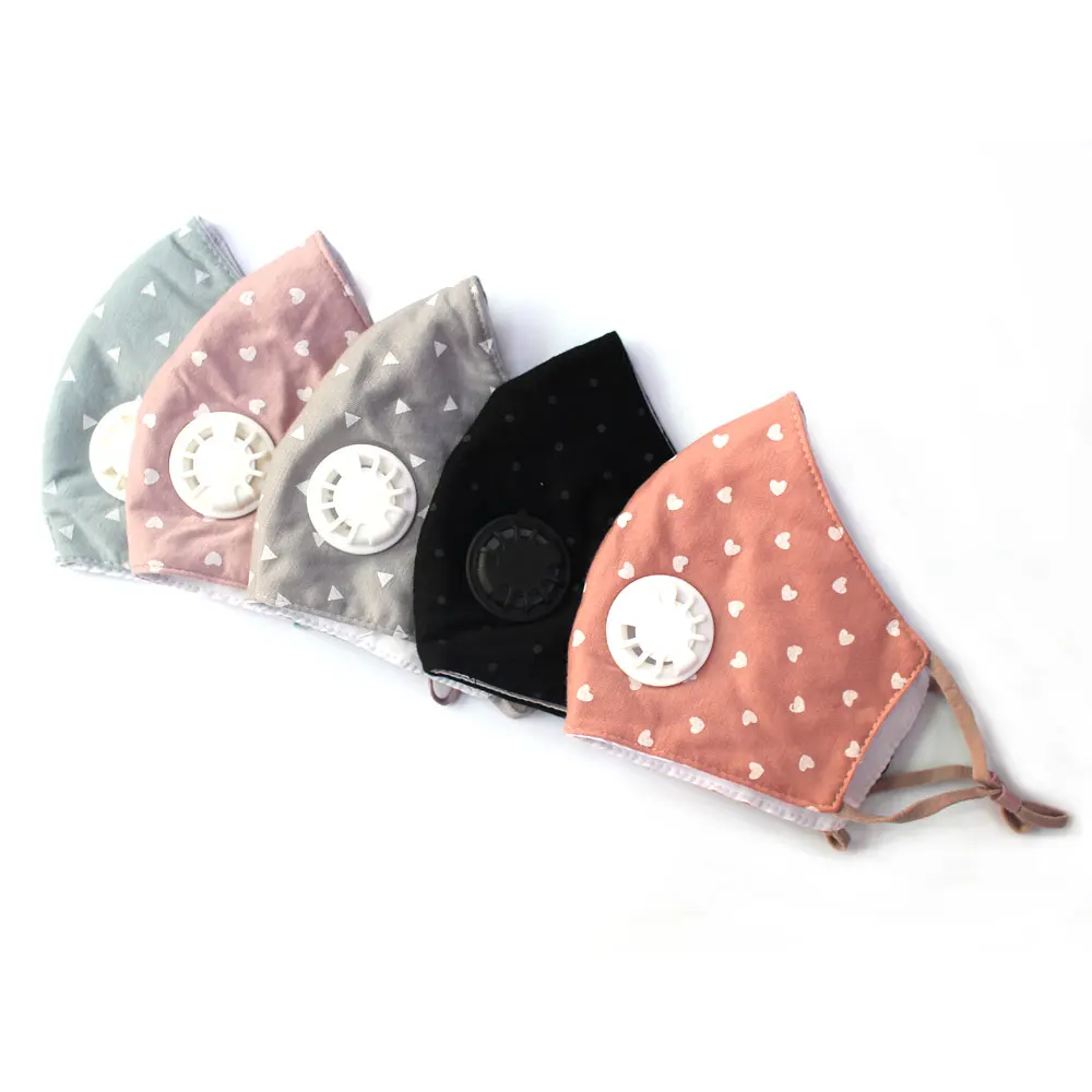 Tcare/1 шт., Модная хлопковая маска для рта унисекс с дыхательным клапаном, маска против пыли и загрязнения, тканевый фильтр, респиратор, муфта рта