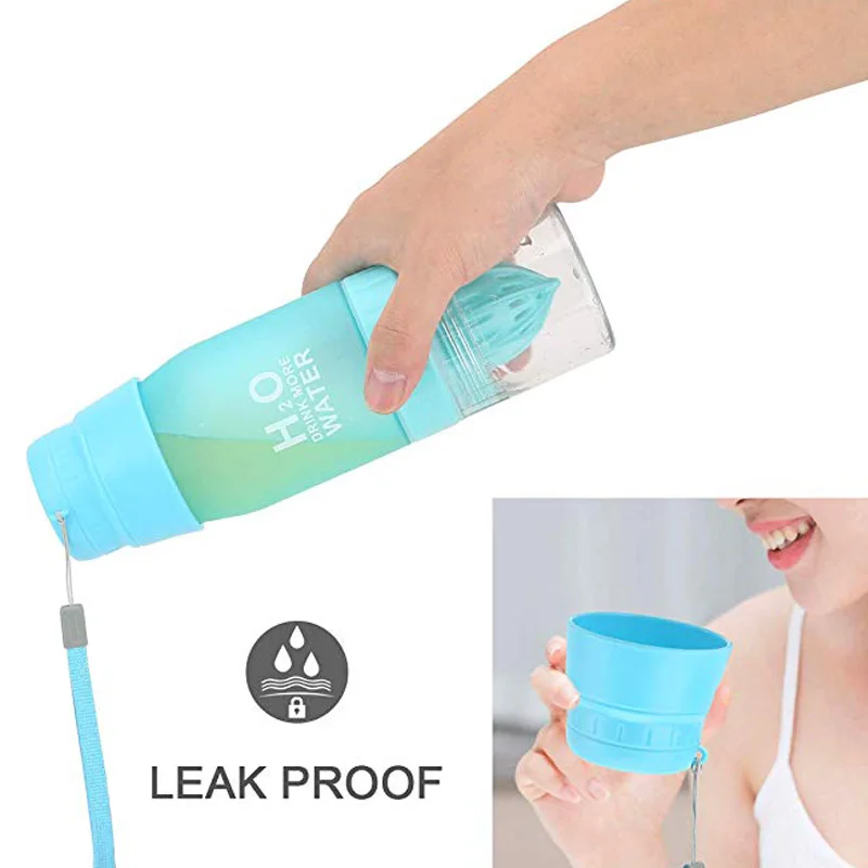 Borraccia Fruit Infuser Water Bottle 650ml Gourde En Plastique Sport Garrafa Cute Gym Enfant Bpa Free Cup |