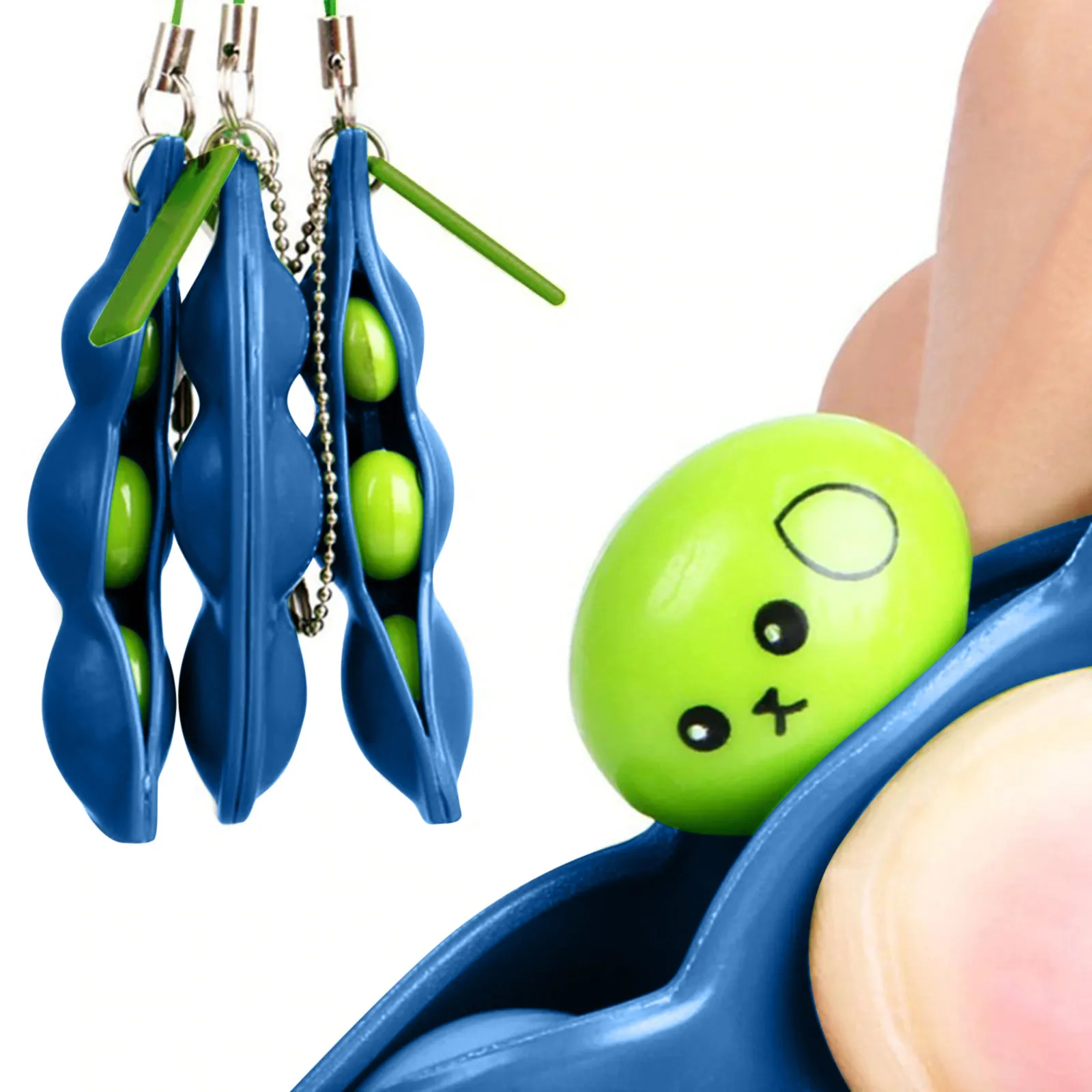 

Fidget Toys Antistress Toys For Children Mini Squeezed Edamame Decompression Vent Toy Kids Christmas Gifts Игрушка Антистресс