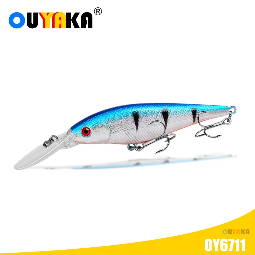 

Minnow Floating Fishing Accessories Lure Weights 10.5g 11.5cm Isca Artificial Pesca Baits Wobblers Goods Pike Fish Tackle Leurre