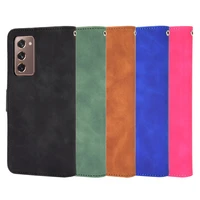 for samsung galaxy z fold2 case silicone wallet pu leather phone case for samsung z fold2 case flip back cover accessories