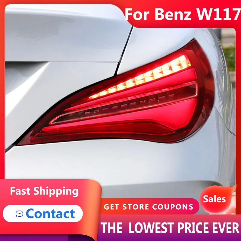 HANA для Benz W117 2014-2019 CLA180 CLA200 CLA300 задние фары светодиодные противотуманные DRL дневные