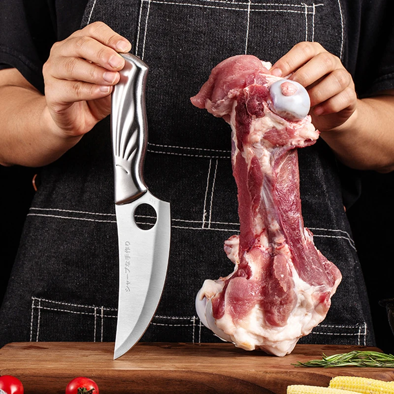 

Fishing Knife Meat Cleaver Hunting Butcher Knife Handmade Forged Boning Knife Serbian Chef Knife Stainless Steel Kitchen Knife