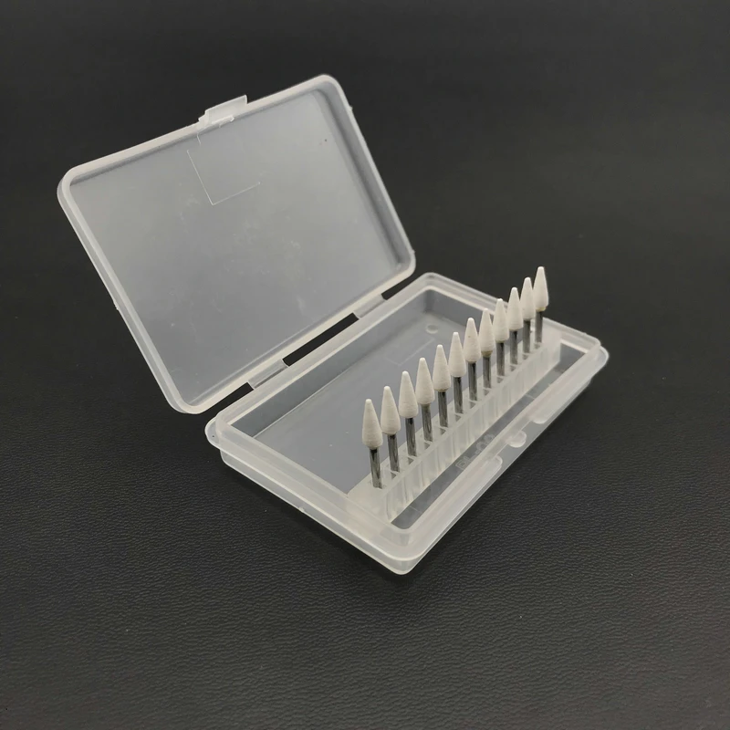 Стоматологические белые полоски камень фарфор смолы шлифовка наконечникка для