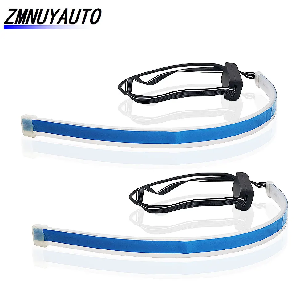 2 шт. 30 см 45 60 Автомобильные дневные ходовые огни гибкие мягкие направляющие