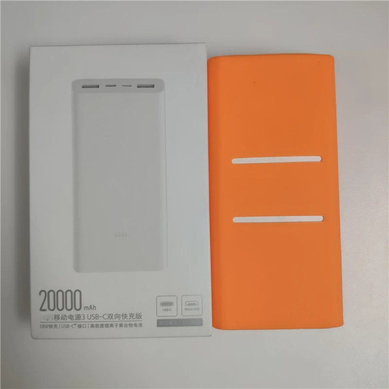 Чехол для Xiaomi Power bank 20000 мАч 3 PLM18ZM 18 Вт 2-сторонняя Быстрая зарядка USB C портативный Mi