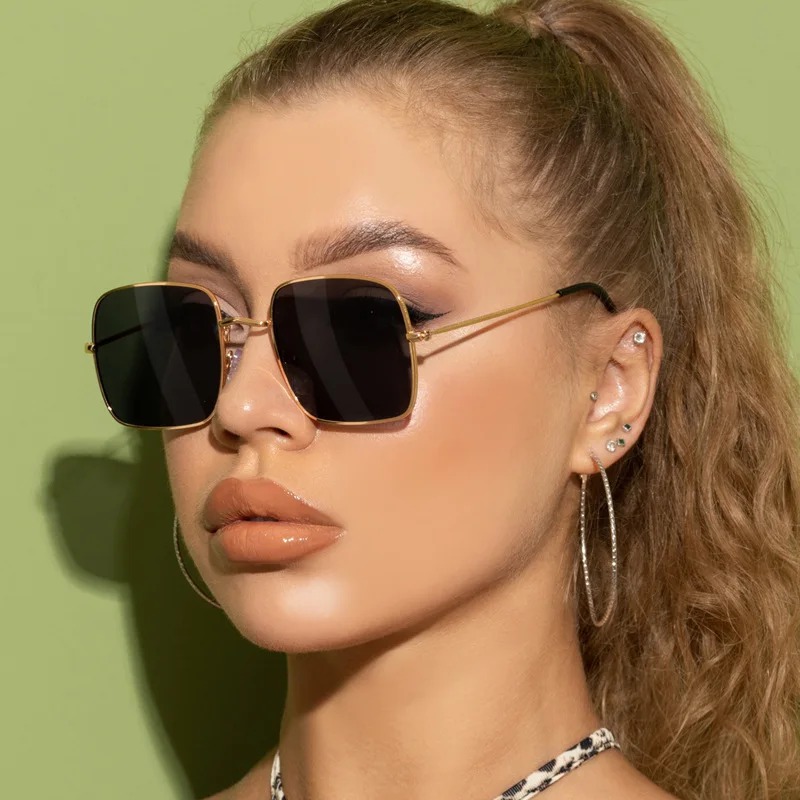 

Square Sunglasses Woman Simple Sun Glasses Men Fashion Retro Unisex Outdoor Shade Cmaos Uv400 Eyewear Travel Gafas De Sol Mujer