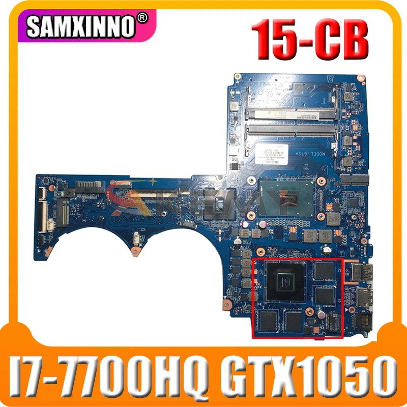 Материнская плата Akemy для ноутбука HP Pavilion 15-CB DAG75AMBAD0 926304-601 926304-501 I7 7700HQ GPU GTX1050 2 ГБ DDR5