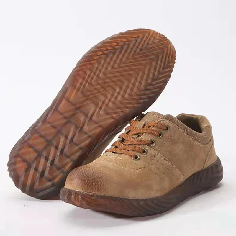 Защитные ботинки со стальным носком для мужчин и женщин легкие дышащие рабочие