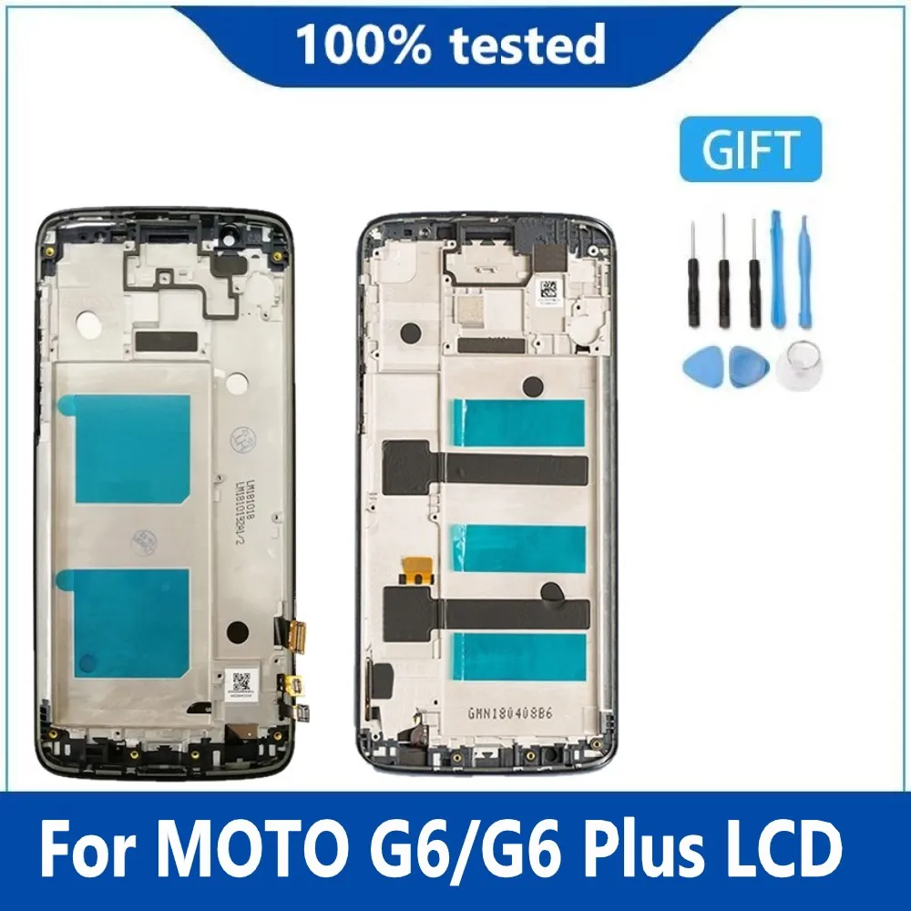 Оригинальный ЖК-дисплей для Motorola G6 5 9 дюйма Moto Plus сенсорный ЖК-экран дигитайзер