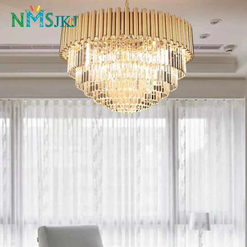 Современный топ из нержавеющей стали с золотым покрытием светодиодный