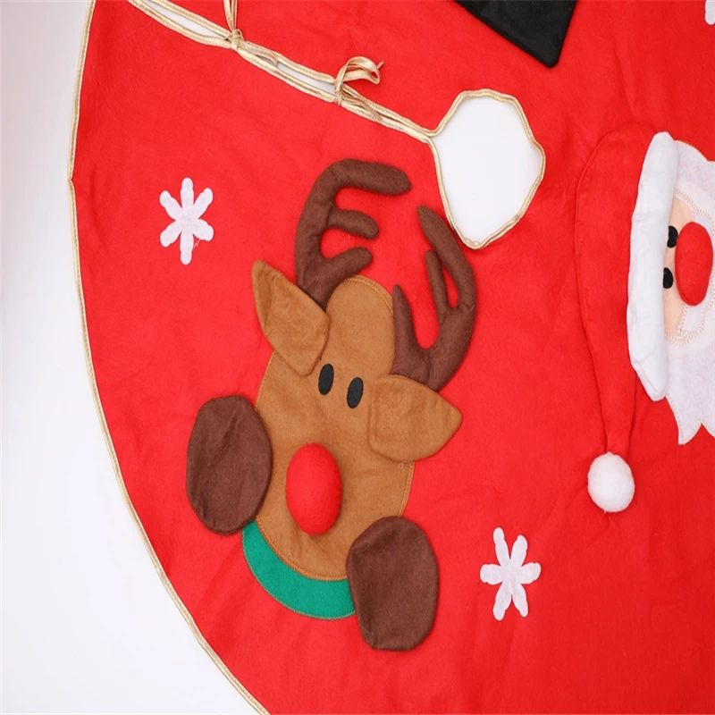 Рождественские украшения для дома Рождество полустерео вышивка дерево юбка