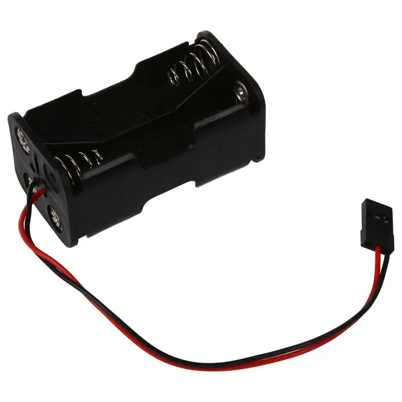 штекер futaba connector rc 4 x aa battery holder box чехол для ве
