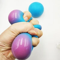 60mm stress relief balls for kids and adults anti stress ball color changing tear resistant non toxic bpa free soft stretchy toy