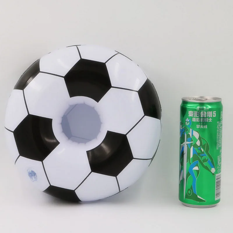 Saizhi Mini Swimming pool drink beer football float toy cup stand Water Mat Floating inflatable holder Coasters SZ0418 |
