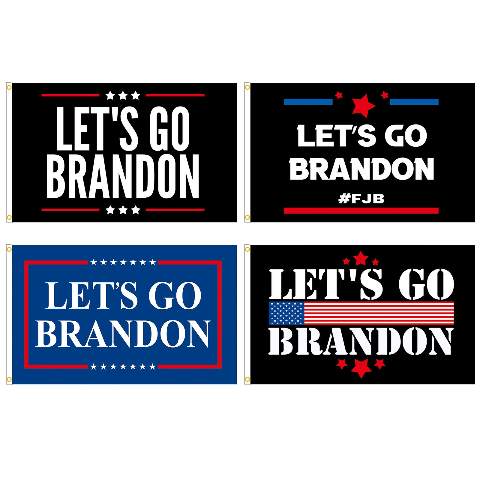 

Lets Go Brandon Flag 3x5 Outdoor Indoor Garden Flag- Fjb Flag 3x5- Double Stitched-Polyester With Brass Grommets (3x5ft)
