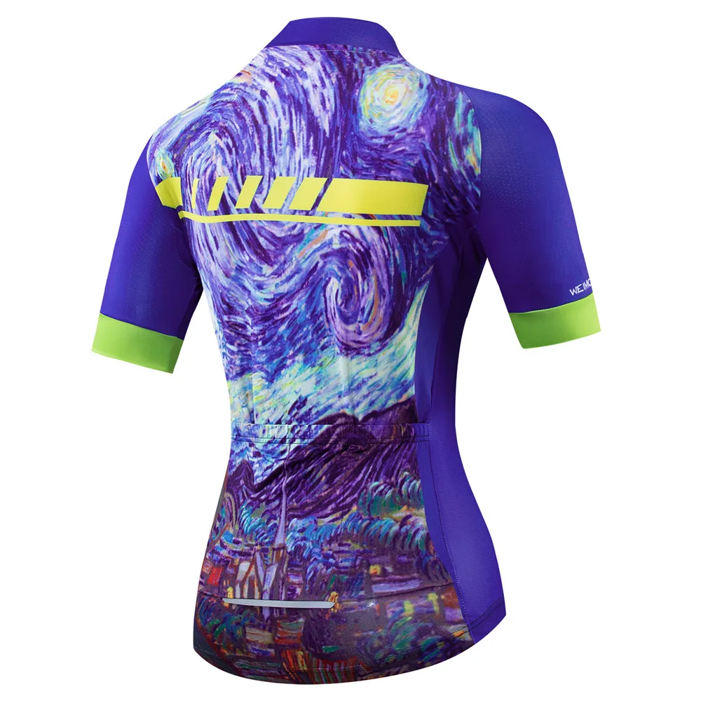 Женская велосипедная Джерси с коротким рукавом велосипедные рубашки дышащая для