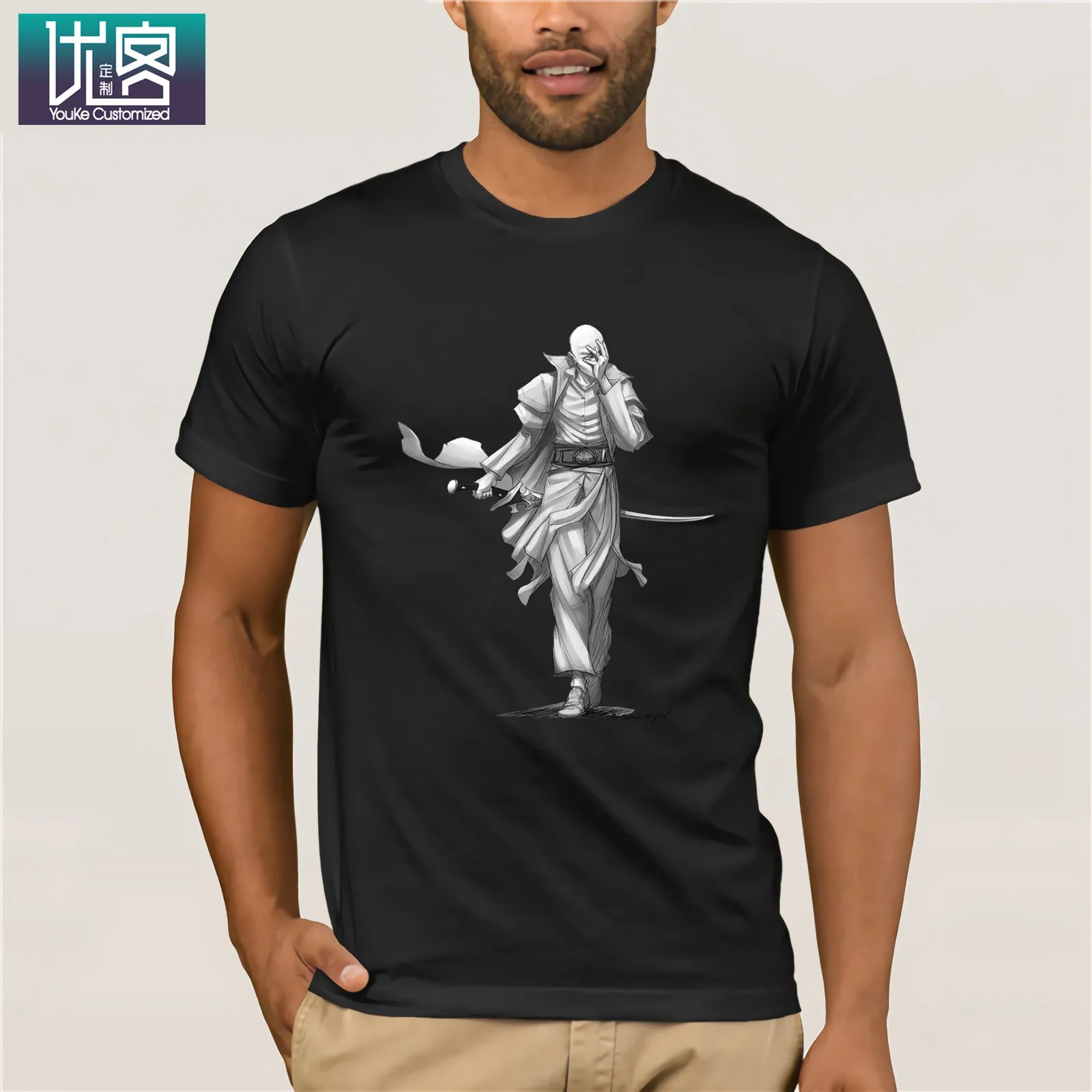 Мужская белая футболка с коротким рукавом The Stormlight Archive zeth Assassin хлопковая