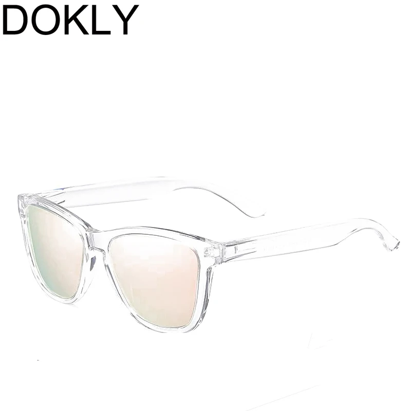 Очки солнцезащитные Dokly женские квадратные солнечные очки цвета розового золота