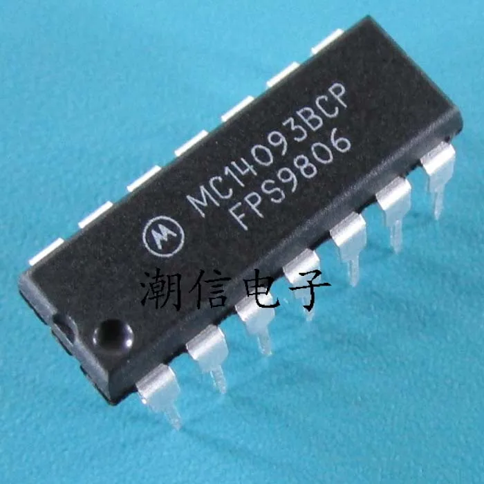 

MC14093BCP four 2 with the Schmitt trigger input