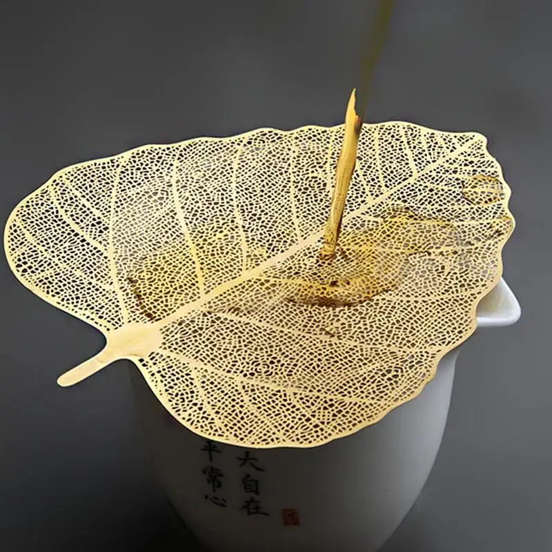 3 шт. в форме листьев Чайный фильтр из нержавеющей стали кунг фу бытовой для