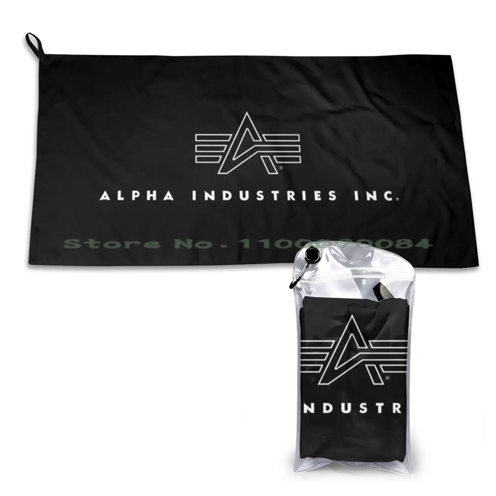 Быстросохнущее полотенце для спортзала Top Of Life Alpha La Industries 467 портативная
