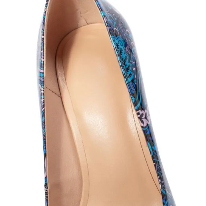 ZALAVOR 2020 Women Pumps High Heel Shoes Woman Spring Party Sexy Print Pointed Toe Wedding Footwear Size 34-43 | Обувь