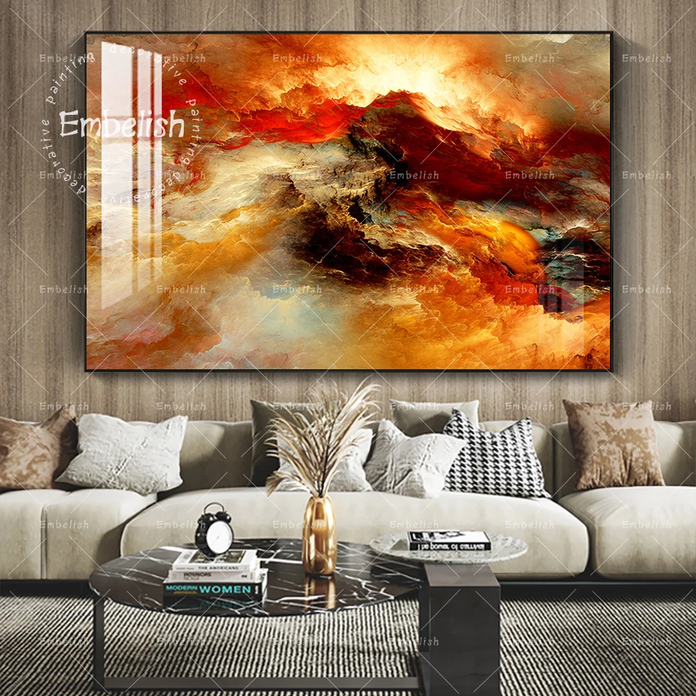 

Embelish New Unreal Clouds Abstract Wall Posters For Living Room HD Print Canvas Oil Painting Home Decor Modular Framed Pictures