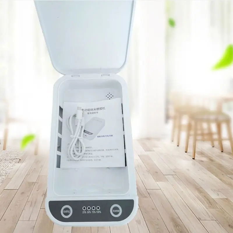 Портативный USB мини для мобильного телефона очков стерилизационный бокс