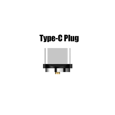 Silver Type C Plug 360 ° l-образный Магнитный usb-кабель для зарядного устройства для iPhone samsung Android Lot - Color: Silver Type C Plug