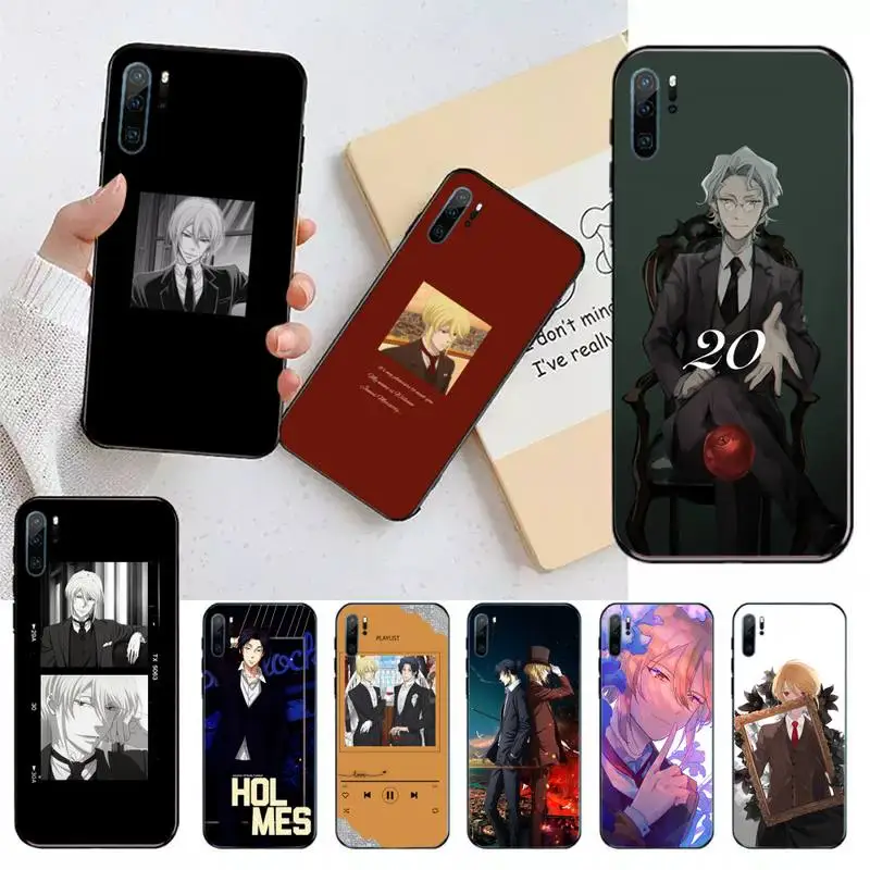 

Japan anime Moriarty the Patriot Phone Case For Huawei honor Mate 10 20 30 40 i 9 8 pro x Lite P smart 2019 Y5 2018 nova 5t