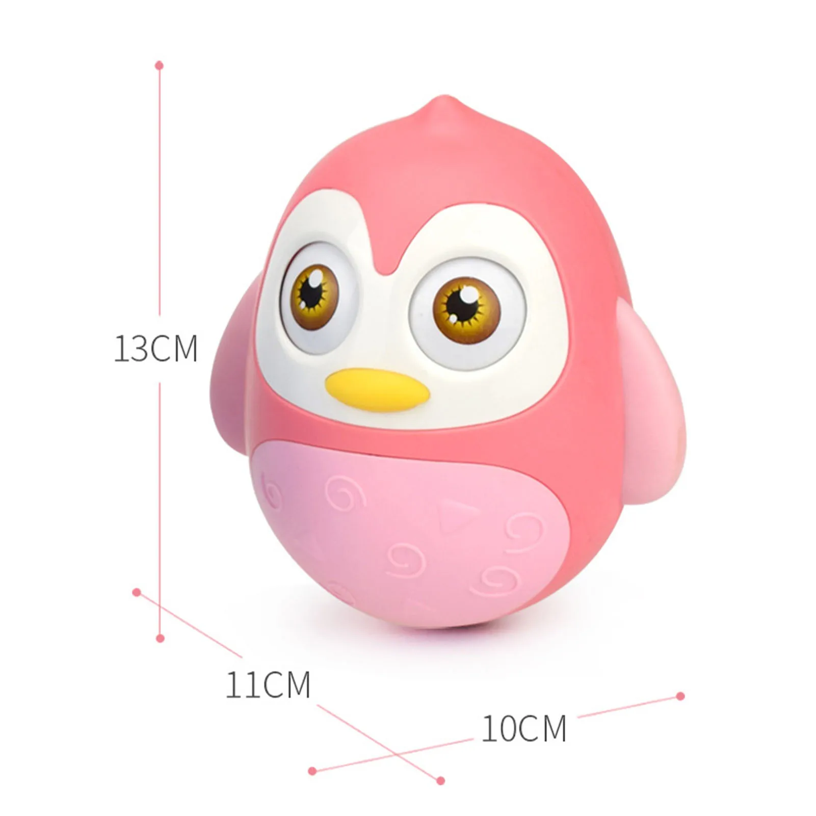 

Baby Toys Tumbler Wobbler 0 to 12 months Newborns Bathing Soft Toy For Baby Boy Girl Infant Rattles Teether Montessori Tumbler