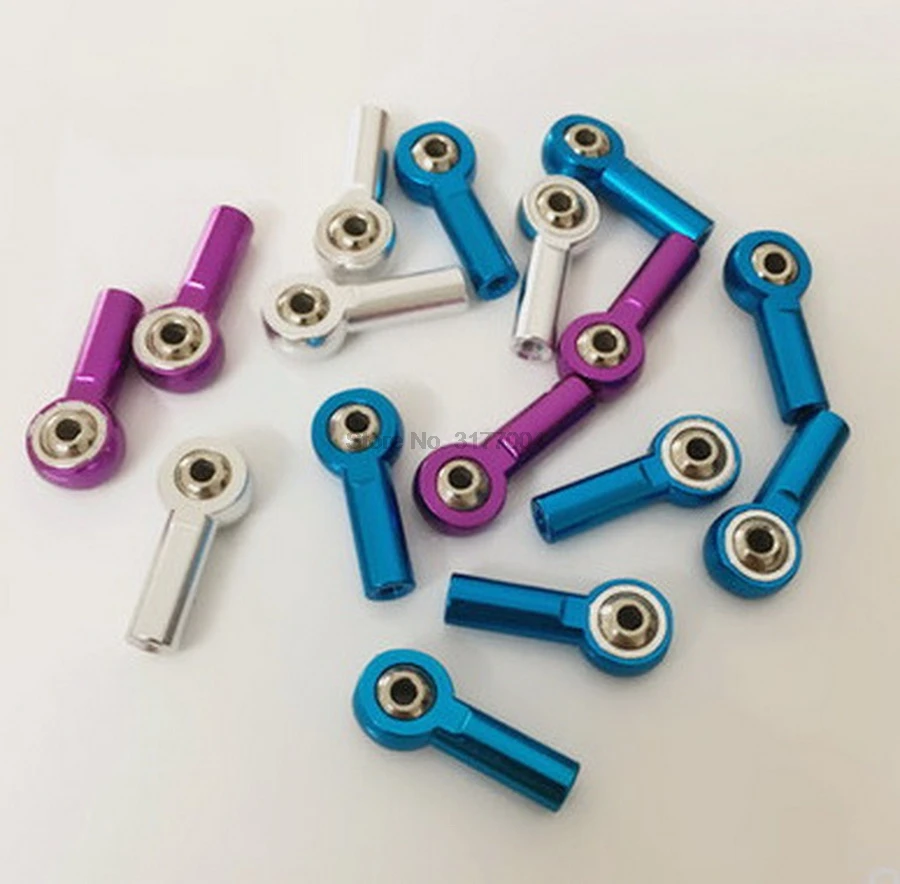 _ 200 шт. M3 алюминиевый стержень со звеньями шаровой шарнир для 1/10 радиоуправляемых