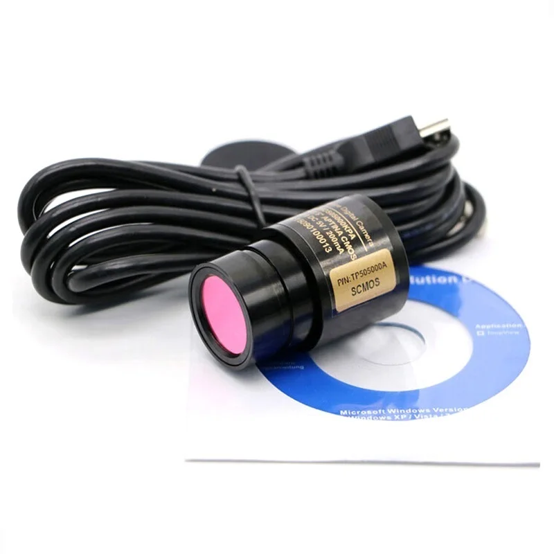 5MP USB 2 0 цифровой окуляр камера биологический стерео микроскоп промышленная