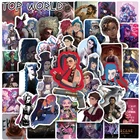 1050 шт.компл. Мультяшные Аниме игры Arcane граффити наклейки для багажа ноутбука DIY фотошлем скейтборд детский подарок мобильный