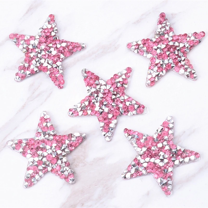 Звездные мотивы 10 шт. сделай сам алмазная нашивка стразы горячей фиксации