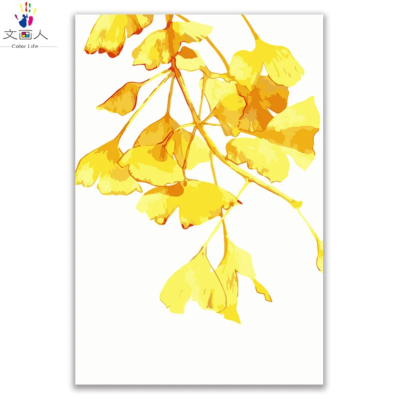 

Цветы миндаля Diy картина маслом картины по номерам цветы на холсте 40x50 50x60 современный пропилен