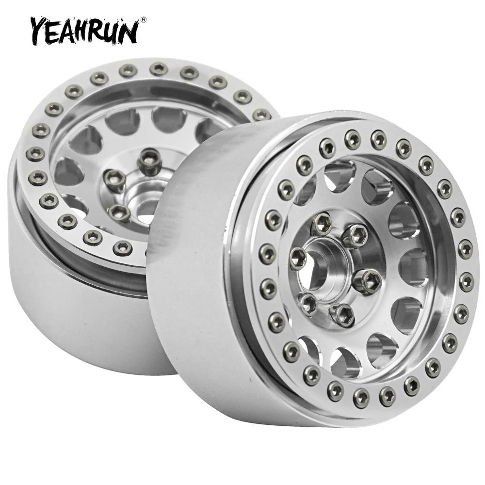 YEAHRUN 1/4 шт. 1 9 дюйма Алюминий бисером колесные диски концентраторы для Traxxas TRX4