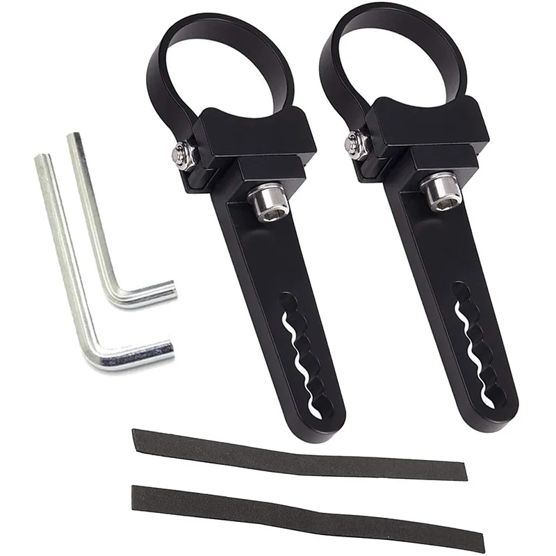 

1.5 Inch Bull Bar Tube Mount Clamps LED Light Bar Universal Mounting Brackets Roof Roll Cage Holders,2 Set